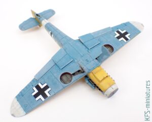 1/72 Bf 109F-4 - Eduard - Budowa cz.2