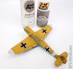 1/72 Bf 109F-4 - Eduard - Budowa cz.2