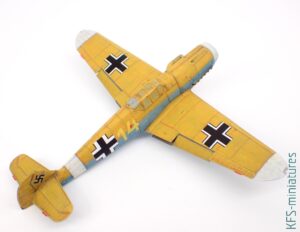 1/72 Bf 109F-4 - Eduard - Budowa cz.2