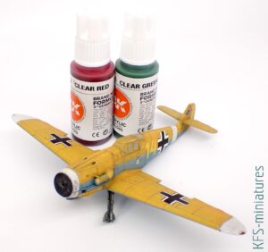 1/72 Bf 109F-4 - Eduard - Budowa cz.2