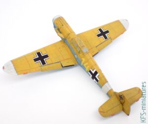 1/72 Bf 109F-4 - Eduard - Budowa cz.2