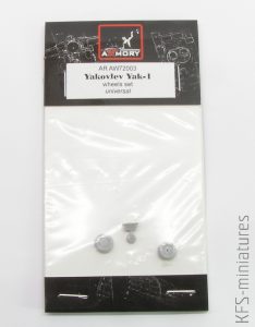 1/72 Yakovlev Yak-1 Wheels set - Armory