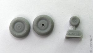 1/72 Yakovlev Yak-1 Wheels set - Armory