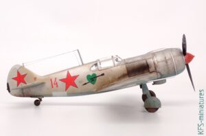 1/72 Lavochkin La-5 Late Version - Budowa cz.2