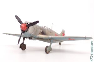 1/72 Lavochkin La-5 Late Version - Budowa cz.2