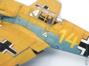 1/72 Bf 109F-4 - Eduard - Budowa cz.2