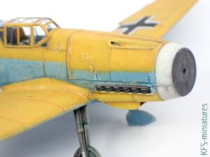 1/72 Bf 109F-4 - Eduard - Budowa cz.2