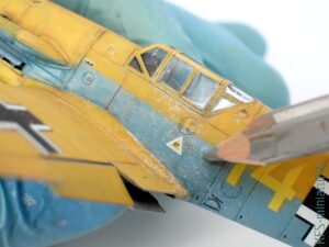 1/72 Bf 109F-4 - Eduard - Budowa cz.2