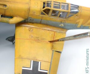 1/72 Bf 109F-4 - Eduard - Budowa cz.2