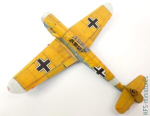 1/72 Bf 109F-4 - Eduard - Budowa cz.2