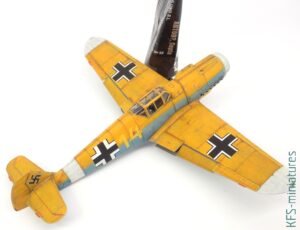 1/72 Bf 109F-4 - Eduard - Budowa cz.2