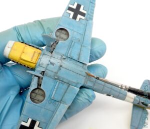 1/72 Bf 109F-4 - Eduard - Budowa cz.2