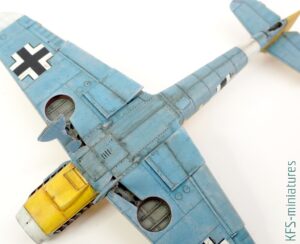 1/72 Bf 109F-4 - Eduard - Budowa cz.2