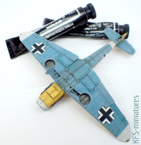 1/72 Bf 109F-4 - Eduard - Budowa cz.2