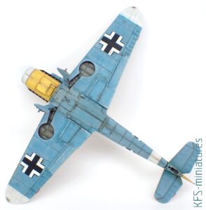 1/72 Bf 109F-4 - Eduard - Budowa cz.2