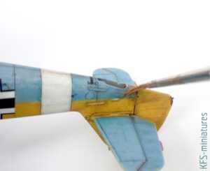 1/72 Bf 109F-4 - Eduard - Budowa cz.2