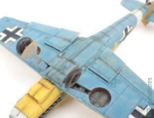 1/72 Bf 109F-4 - Eduard - Budowa cz.2