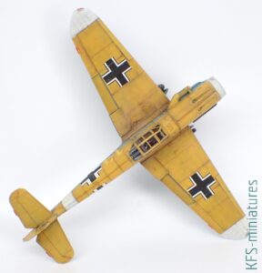 1/72 Bf 109F-4 - Eduard - Budowa cz.2