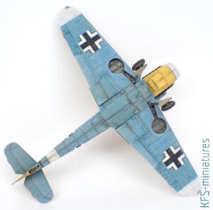 1/72 Bf 109F-4 - Eduard - Budowa cz.2