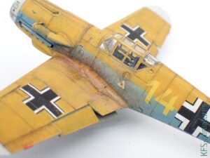 1/72 Bf 109F-4 - Eduard - Budowa cz.2