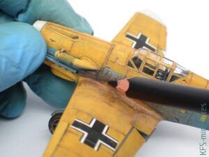 1/72 Bf 109F-4 - Eduard - Budowa cz.2