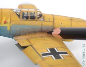 1/72 Bf 109F-4 - Eduard - Budowa cz.2