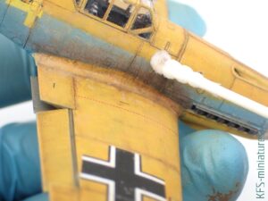 1/72 Bf 109F-4 - Eduard - Budowa cz.2