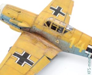 1/72 Bf 109F-4 - Eduard - Budowa cz.2