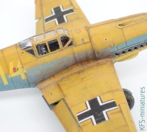 1/72 Bf 109F-4 - Eduard - Budowa cz.2