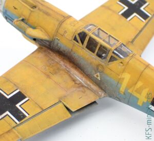 1/72 Bf 109F-4 - Eduard - Budowa cz.2