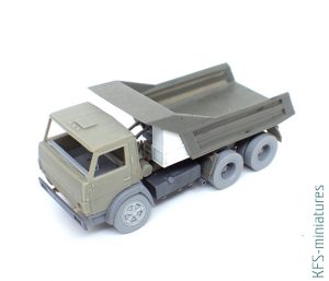 1/72 KamAZ 5511 Wywrotka - Budowa cz.2