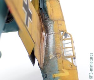 1/72 Bf 109F-4 - Eduard - Budowa cz.2