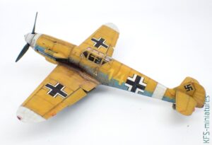 1/72 Bf 109F-4 - Eduard - Budowa cz.2