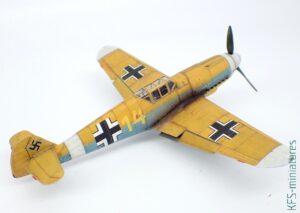 1/72 Bf 109F-4 - Eduard - Budowa cz.2