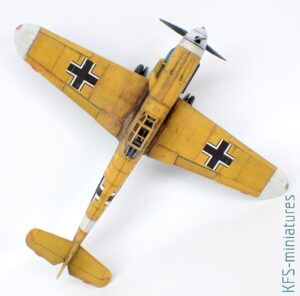 1/72 Bf 109F-4 - Eduard - Budowa cz.2