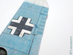 1/72 Bf 109F-4 - Eduard - Budowa cz.2