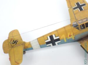 1/72 Bf 109F-4 - Eduard - Budowa cz.2