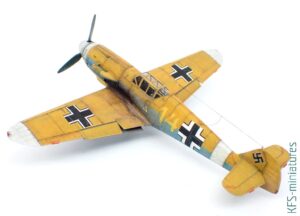 1/72 Bf 109F-4 - Eduard - Budowa cz.2