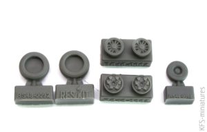 1/48 AIDC IDF F-CK-1 (A/B/C/D) Wheels Set - Reskit