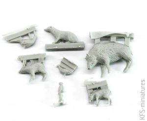 1/35 Animals Set - 14 - Mantis Miniatures