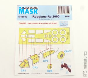 1/48 Reggiane Re.2000 - Dodatki