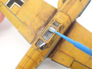 1/72 Bf 109F-4 - Eduard - Budowa cz.2