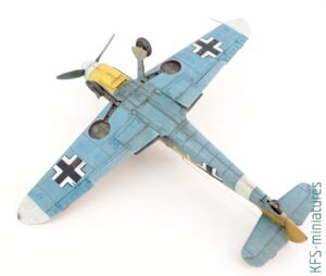 1/72 Bf 109F-4 - Eduard - Budowa cz.2