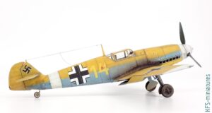 1/72 Bf 109F-4 - Eduard - Budowa cz.2