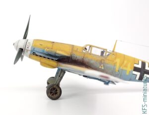 1/72 Bf 109F-4 - Eduard - Budowa cz.2