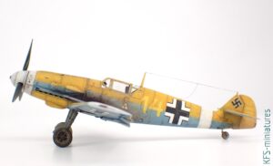 1/72 Bf 109F-4 - Eduard - Budowa cz.2