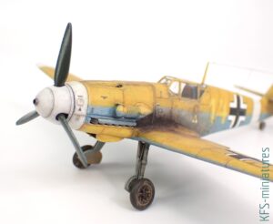 1/72 Bf 109F-4 - Eduard - Budowa cz.2