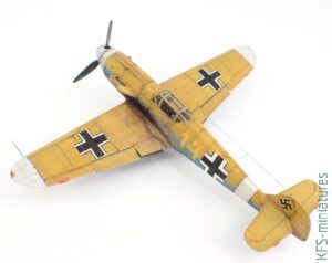 1/72 Bf 109F-4 - Eduard - Budowa cz.2