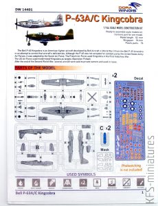 1/144 Bell P-63A/C Kingcobra - Dora Wings