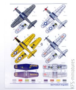 1/144 Bell P-63A/C Kingcobra - Dora Wings